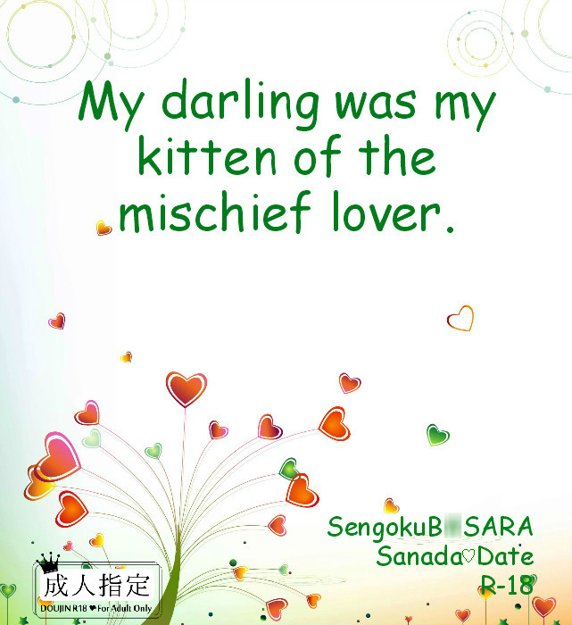 My darling was my kitten of the mischief lover.
