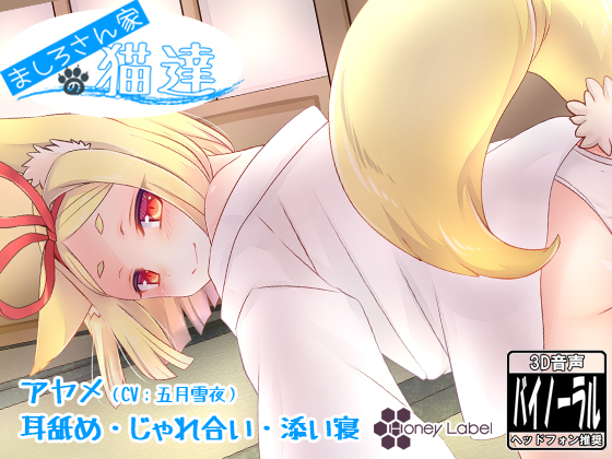 【添い寝＆耳舐め】ましろさん家の猫達 アヤメ編 
