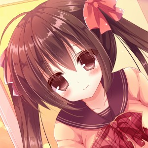 机の角。