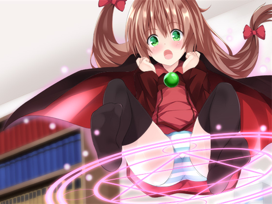魔女見習いの女の子のオナニーサポート