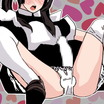男の娘のメイドコスプレオナニー射精