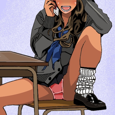 ギャルのパンチラを覗き見してせんずりしていたのがバレて、目の前で続きをやらされた童貞クン
