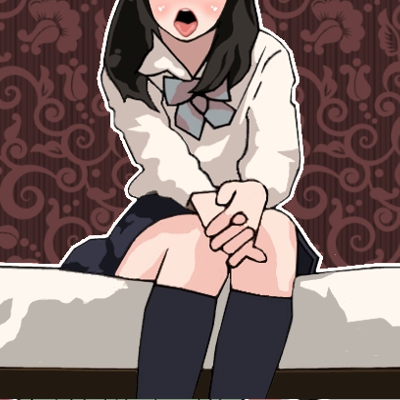 女子高生の臭すぎる口臭でせんずり射精する男