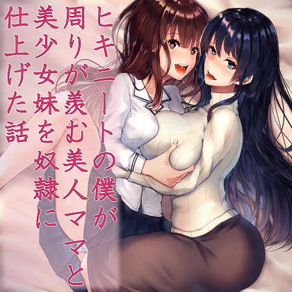 ヒキニートの僕が周りが羨む美人ママと美少女妹を奴隷に仕上げた話