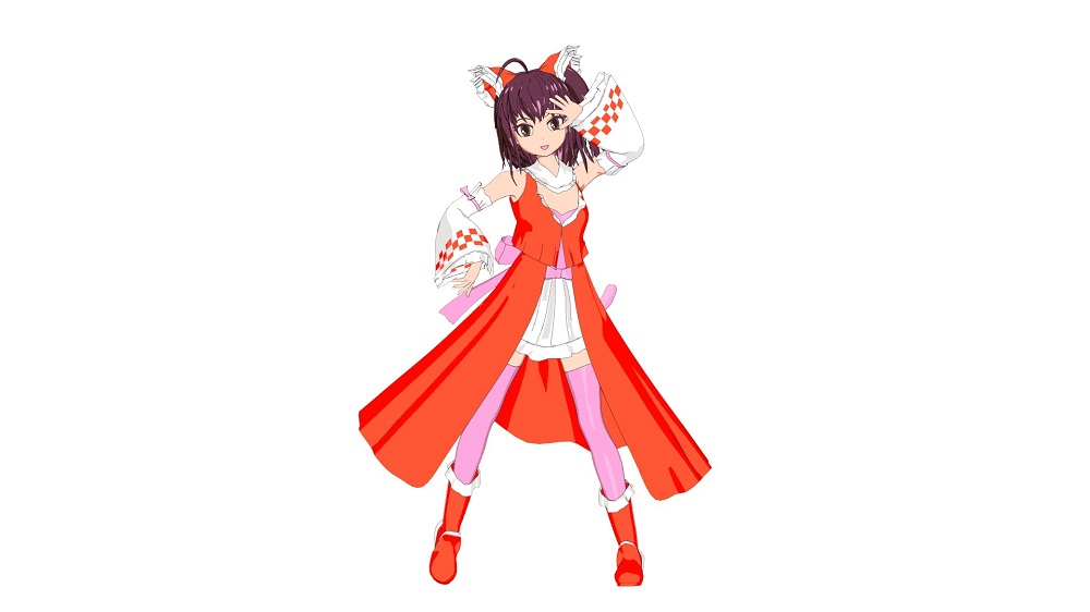 ねこみこちゃん！3Dモデルデータ