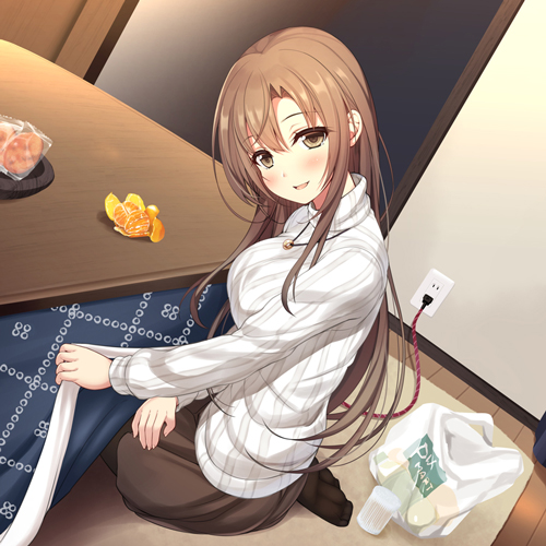 弟大好きなおねえちゃんのこたつであまあま耳かき♪【KU100バイノーラル】