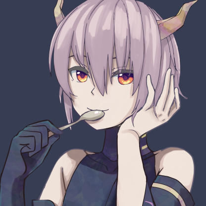 夢魔くんのごはんタイム