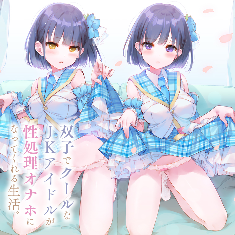 双子でクールなＪＫアイドルが性処理オナホになってくれる生活。【バイノーラル】