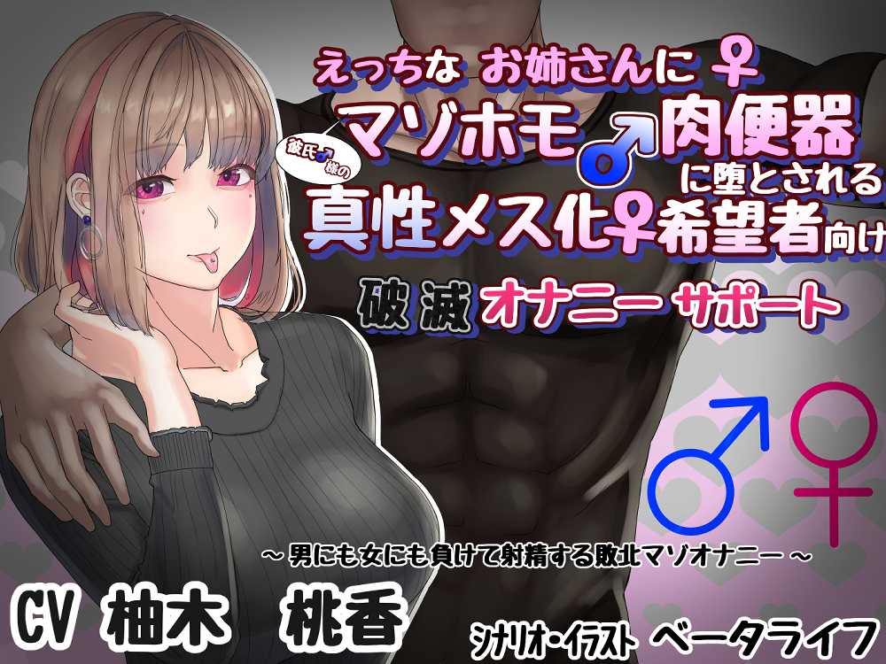 【アナル調教】えっちなお姉さんに彼氏様のマゾホモ肉便器に堕とされる　真性メス化希望者向け　破滅オナニーサポート【カップル奴隷】