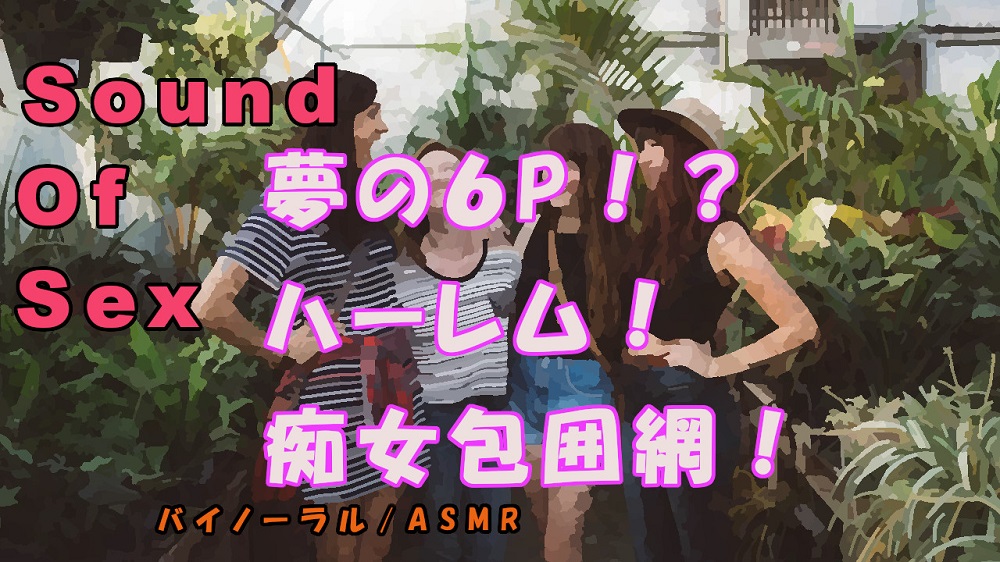 ノンフィクションSEXボイス!実録!夢の6P!?5人の痴女によるハーレム辱め&amp;言葉責め! ASMR/バイノーラル/オナサポ/言葉責め/乱交/M男向け/催眠音声/