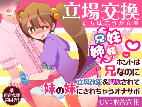 【オナサポ】立場交換 〜ホントは兄なのに立場改変&amp;調教されて妹の妹にされちゃうオナサポ〜