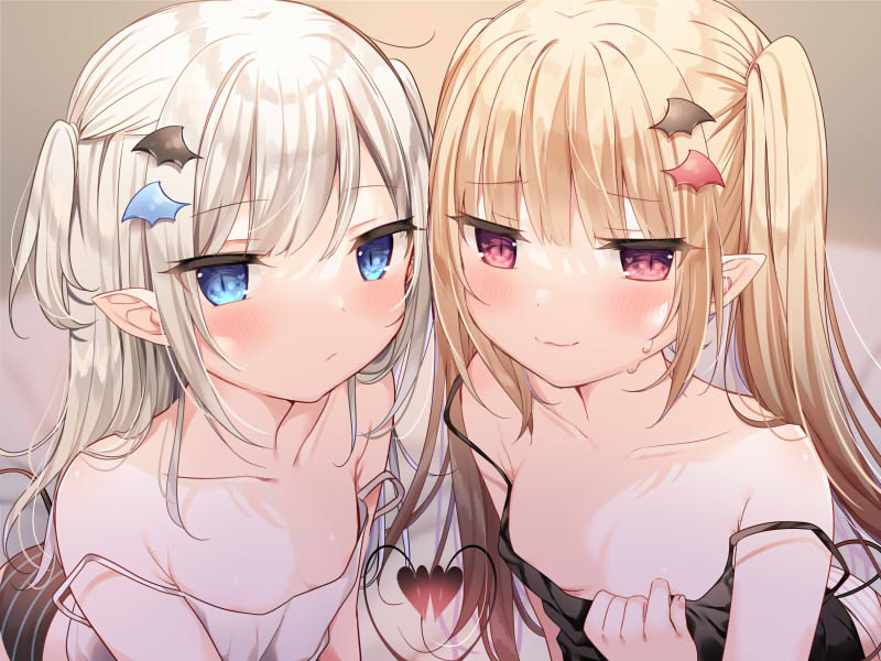 小悪魔耳舐め♪　～ドスケベ小悪魔たちの性欲処理契約～