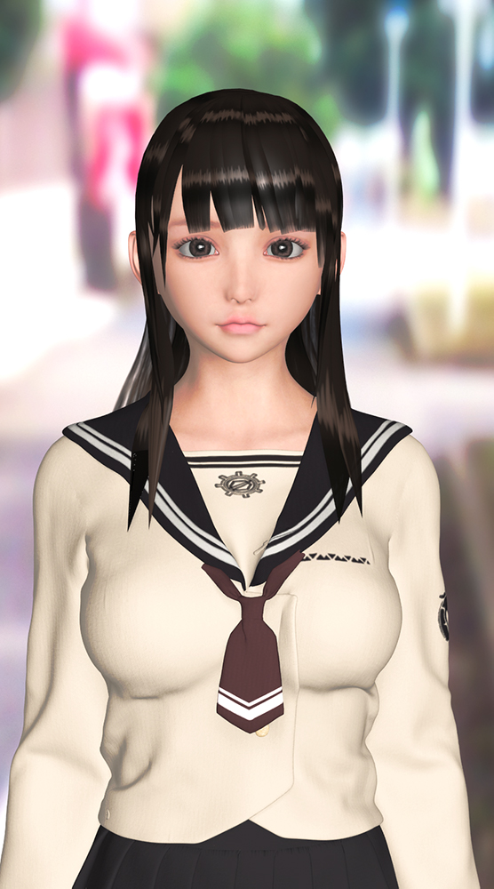 街角の少女