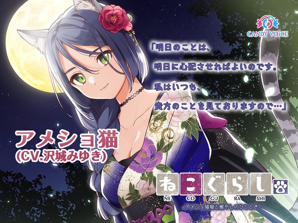 【耳かき】ねこぐらし。２〜アメショ猫娘と癒やしのひととき〜【CV: 沢城みゆき】