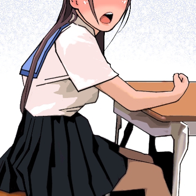 授業中にこっそり強制射精させる優等生女子(CV 水口さやか様)