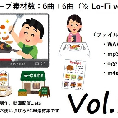 使用フリーBGM集 グルメ・お料理音楽パック Vol.1 試聴メドレー