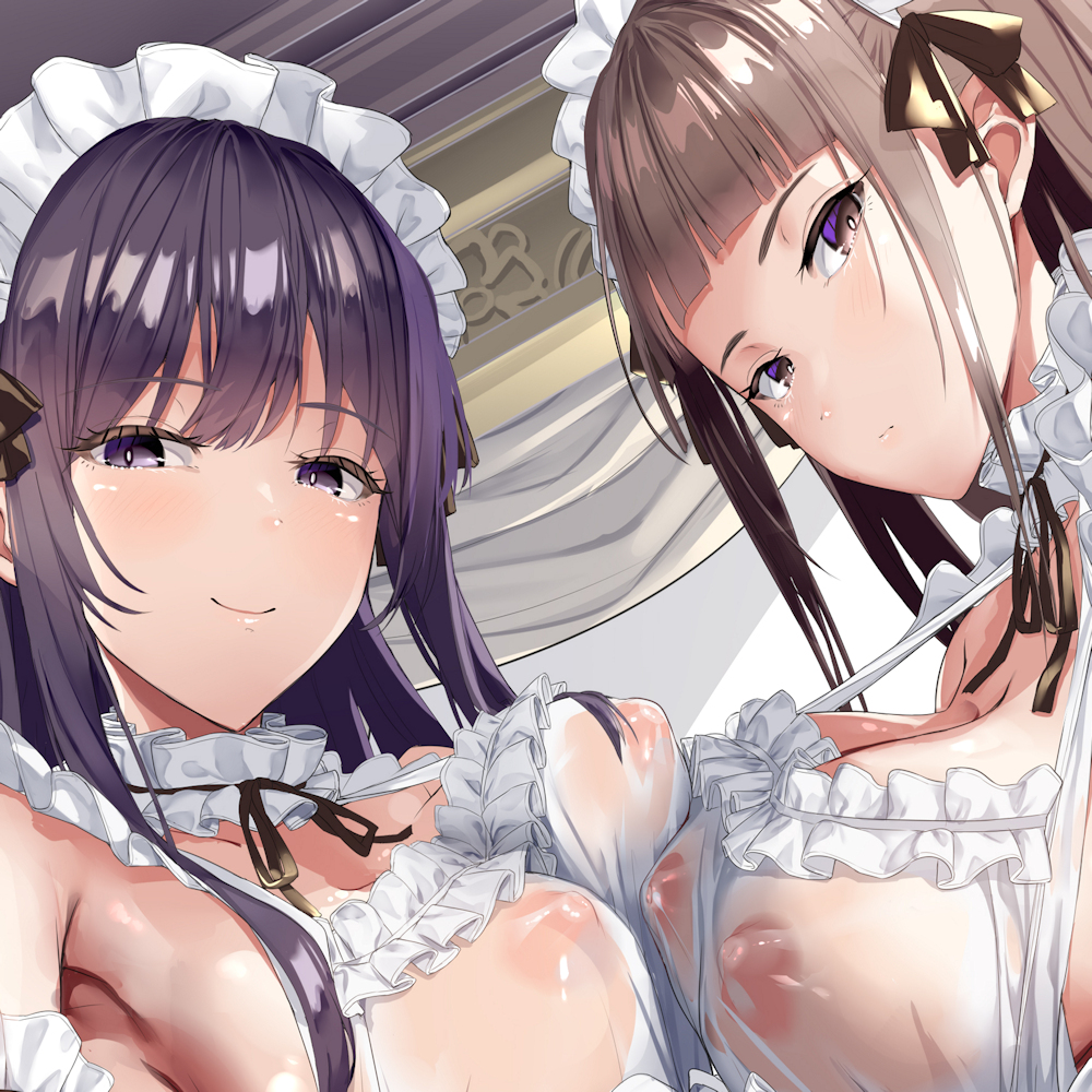 クール&amp;おっとりメイドを従順おまんこわからせ調教♪