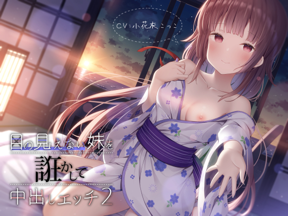 目の見えない純情な妹をたぶらかして中出しエッチ2【続編/KU-100】