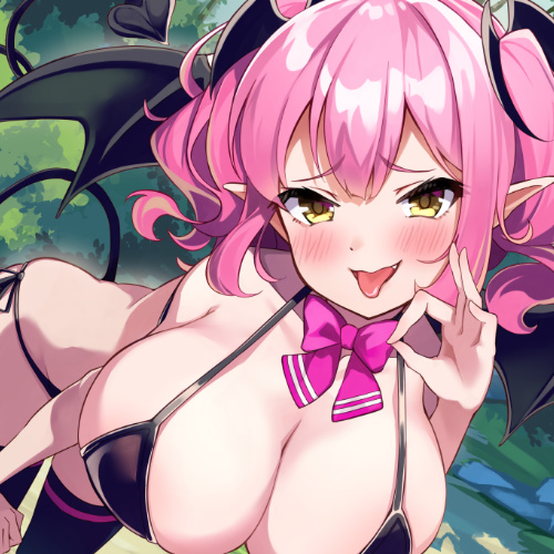 あざとい小悪魔メスガキ爆乳サキュバスの命乞いレベルドレイン色仕掛け