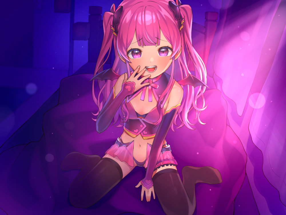 メスガキロリサキュバスちゃんに小馬鹿にされて甘く囁かれながら搾精されたい!【オナサポ音声】