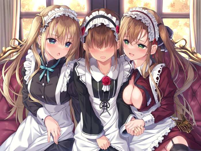 姉妹による二人がけ催眠 英国女体化メイドの淫らなお遊び 