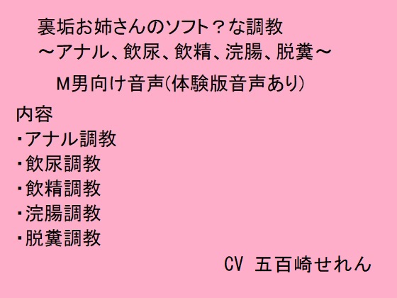 裏垢お姉さんのソフト？な調教