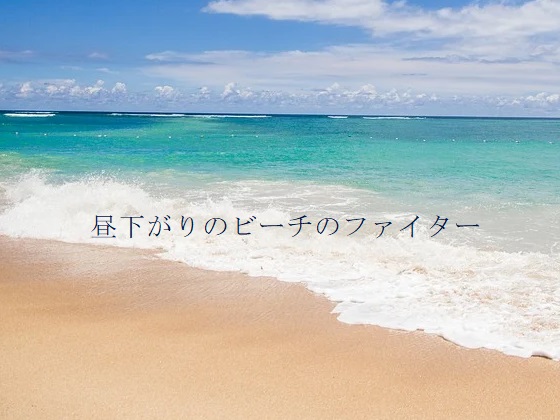 昼下がりのビーチのファイター