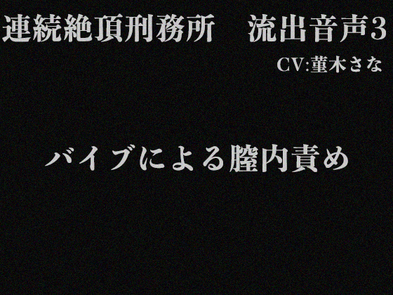 連続絶頂刑務所　流出音声３