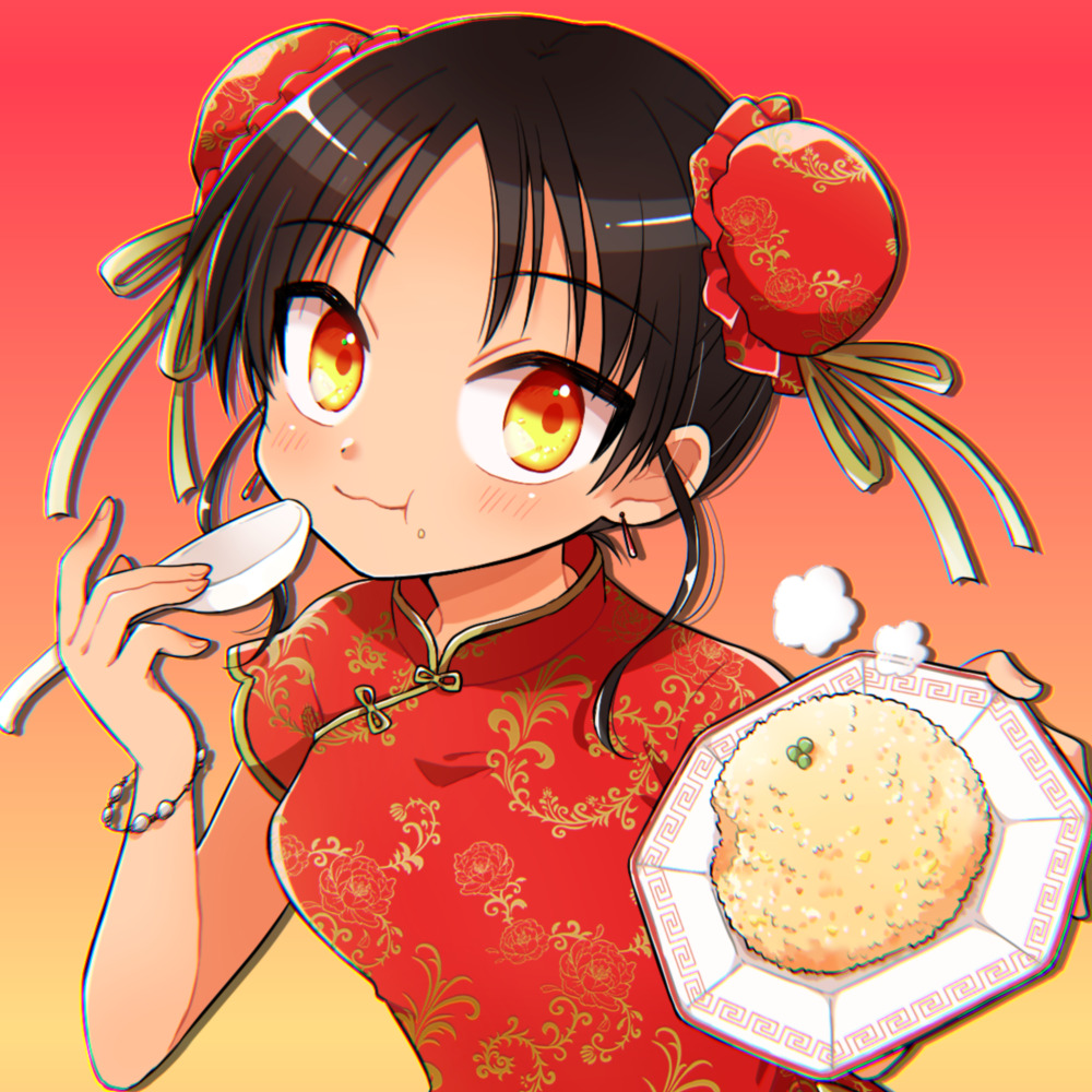 【いっしょに食べよう!】チャイナ系女子の手作りチャーハン編