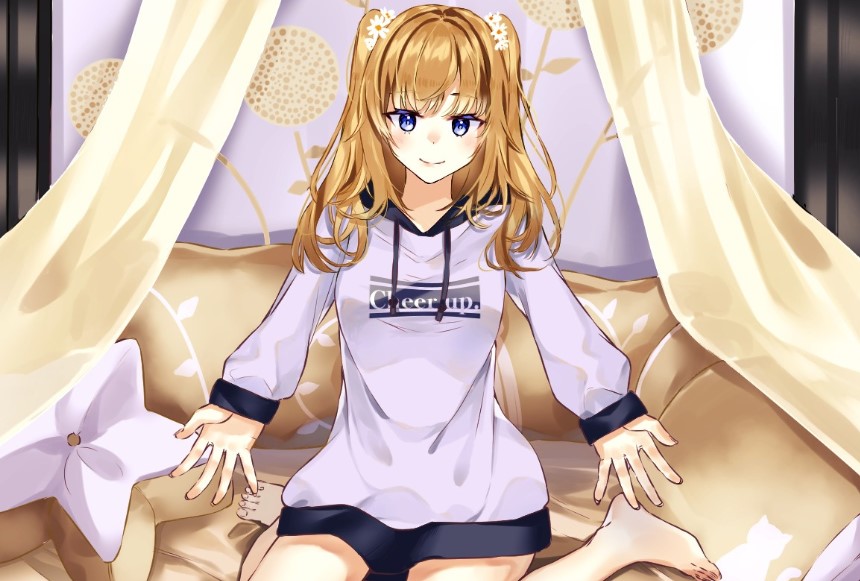 【励まし音声】あなたに元気をあげたくて、少女陽菜は抱きしめる。