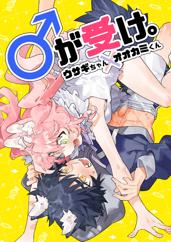 ♂が受け。ウサギちゃん×オオカミくん