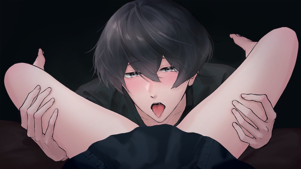 【繁体中文】連續高潮3次的焦慮舔穴play～用小穴貼著我的嘴蹭動自慰看看吧～ (CV:Kirinyan)【KU100】