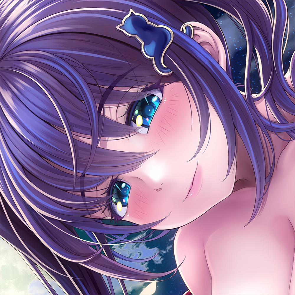 【甘オホ】純情彼女との、縁側しっぽり耳舐め中出しドスケベ射精。