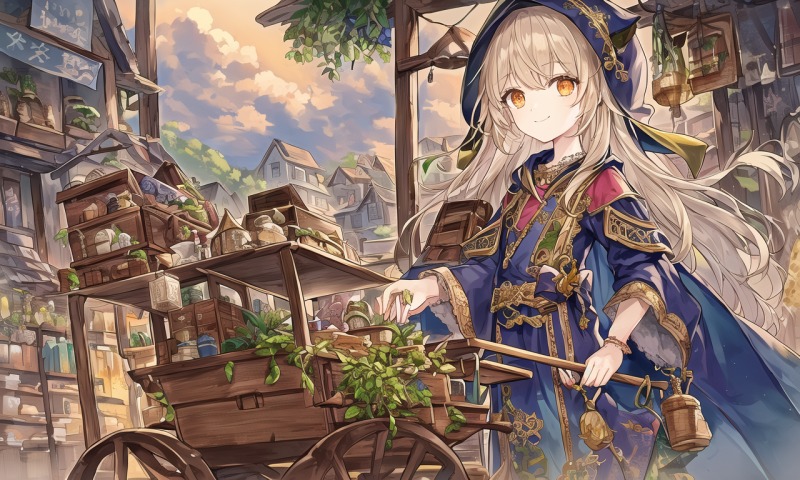 【1000枚が100円】ファンタジー世界で可愛くお仕事!