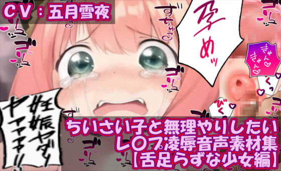 ちいさい子と無理やりしたい レイプ凌辱音声素材集【舌足らずな少女編】