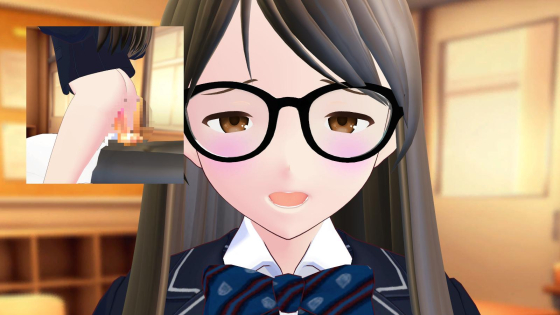 放課後の教室で着衣セックス配信するメガネ女子！