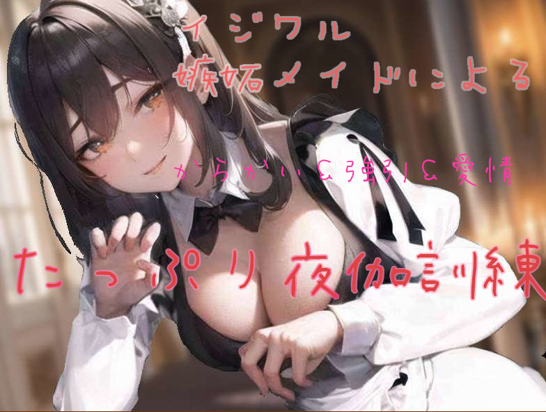 いぢわる嫉妬メイドによる、からかい＆強引＆愛情たっぷり夜伽訓練