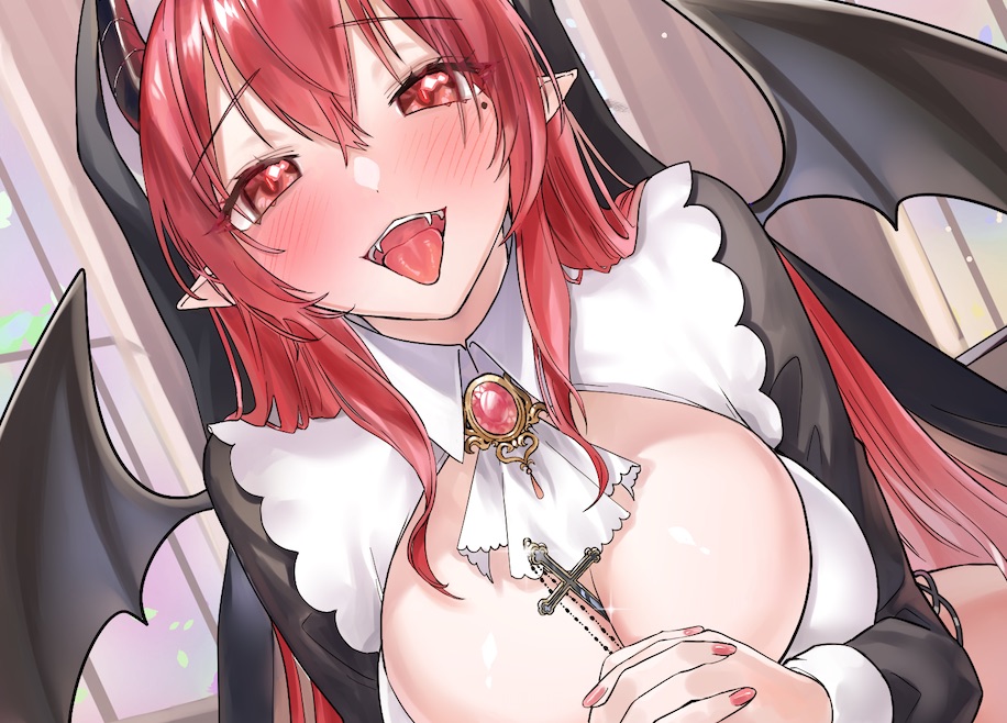 優しいシスターはむちむちサキュバスで…貴方の悪魔ww私の唾液で払って差し上げます!【オホ声・通常喘ぎ両方収録!】