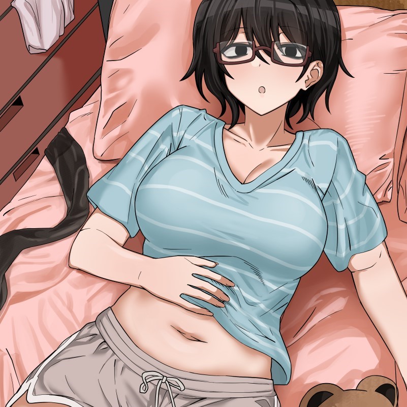 引きこもりダウナー系彼女のあまあま濃厚メス臭オナサポと密着低音オホ声えっち