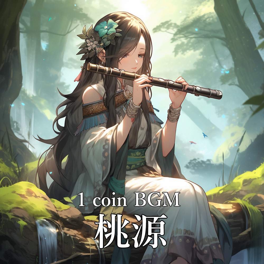 1 coin BGM "桃源"
