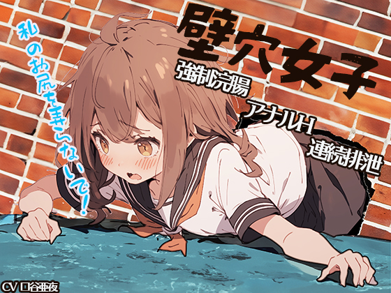 【サークル発足記念！ずっと100円！】壁穴女子～私のお尻を弄らないで！～　強制浣腸　アナルH　連続排泄