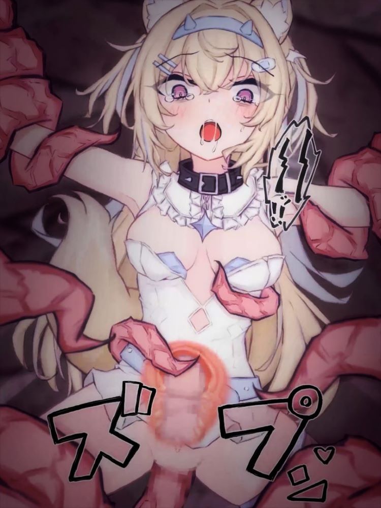 【2Dアニメ】種付け触手姦、卵巣から出てきた卵子に精子をねじ込んで強制受精、妊娠苗床化した腹ボテ子宮の中に白濁液を連続注入