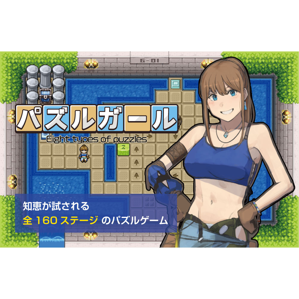 パズルガール Eight types of  puzzles