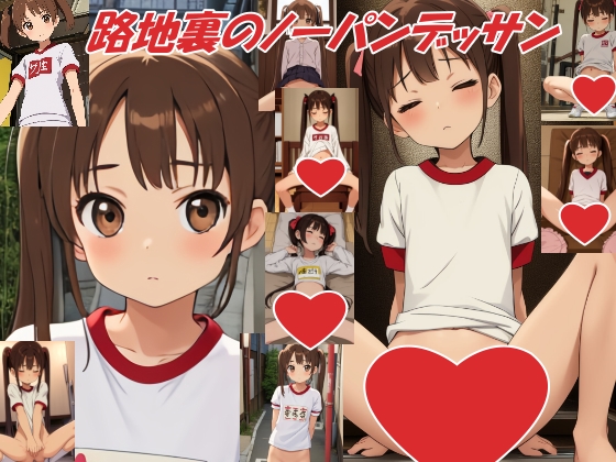 路地裏のノーパンデッサン