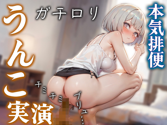 【ユルユルうんこ・おなら】ガチロリの本気排便♪ 優しい声とゆるゆるアナルのギャップは絶対抜けます!!『あ、出ちゃいそう・・・ブリュウウウ・・・』