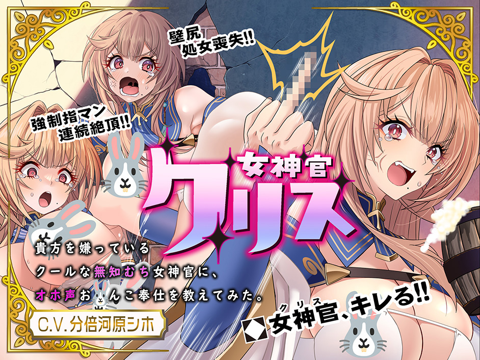 女神官クリス_貴方を嫌っているクールな無知むち女神官にオホ声おまんこ奉仕を教えてみた