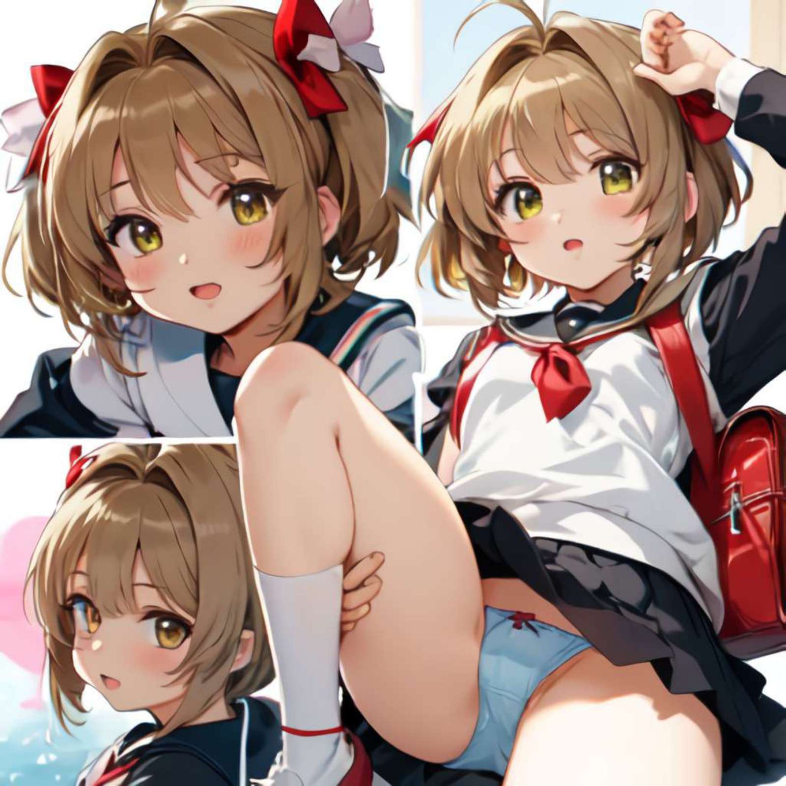 木〇本桜 前から後ろから