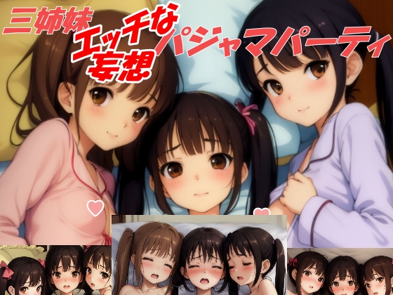 三姉妹エッチな妄想パジャマパーティ