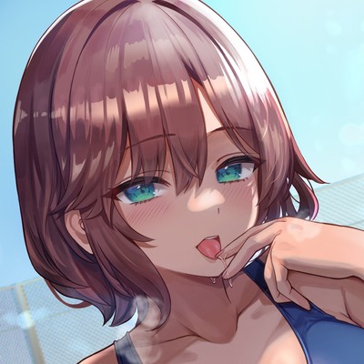 フェラ当番のクール系日焼け水泳部女子と濃厚舐め合い愛し合いの一週間