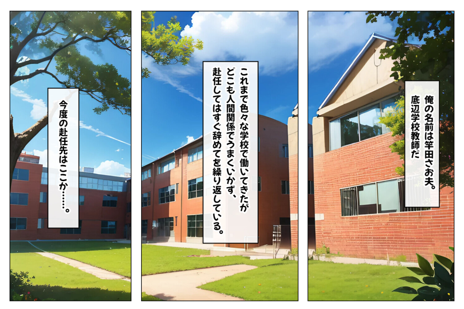〇リっ娘ハーレム学園～ハメてもハメても終わらないミニ系少女だらけのハーレム中出し学園生活～【1ぺージ1コマのマンガ風完全ストーリー】